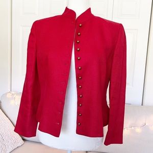 Lauren Ralph Lauren Blazer Red black label